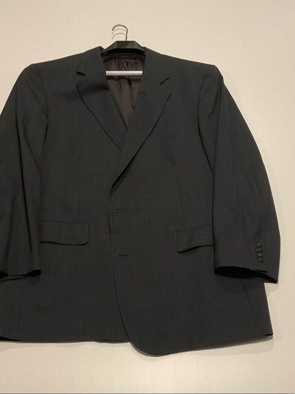 Brooks Brothers Men’s Gray Sport Coat Blazer Approx 46R Classic Two Button